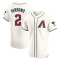 Arizona Diamondbacks #2 Geraldo Perdomo Player Cream CONTON Limited Elite Home Game Stitched Jerseys