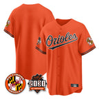 Baltimore Orioles Orange CONTON 30th Anniversary of 2131 Home Game Blank Player Stitched Jerseys