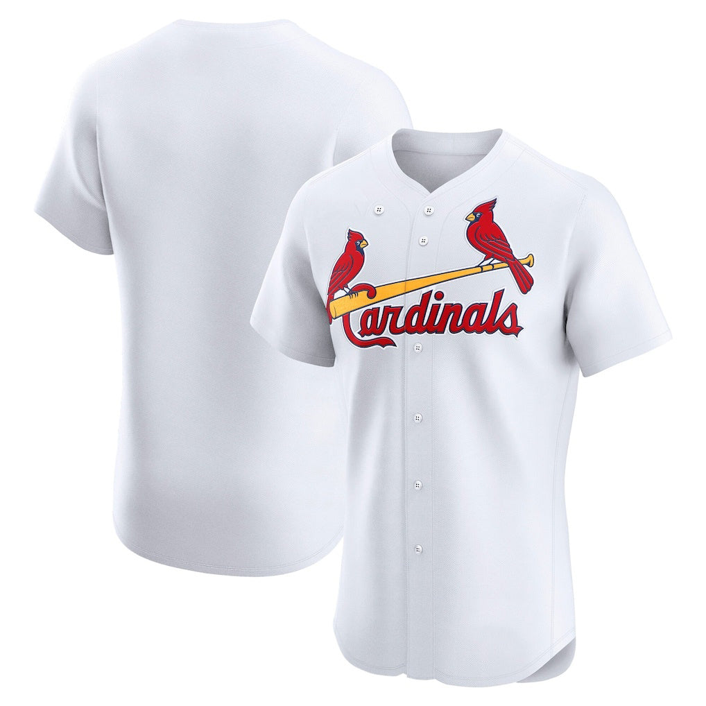 St. Louis Cardinals White CONTON Home Elite Jersey