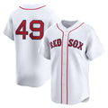 Boston Red Sox #49 Tim Wakefield White CONTON Home Limited Player Jersey