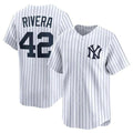New York Yankees #42 Mariano Rivera White CONTON Home Limited Stitched Jersey