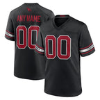 Custom A.Cardinals Black CONTON Alternate Game Jersey
