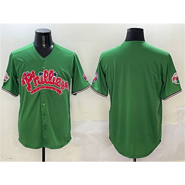 Philadelphia Phillies Blank Green CONTON Phanatic Limited Stitched Jersey