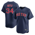 Boston Red Sox #34 David Ortiz Player Navy CONTON Limited Home Game Stitched Jerseys1