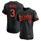 Baltimore Orioles #3 Taylor Ward Player Black CONTON Limited Elite Home Game Stitched Jerseys