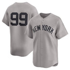 New York Yankees #99 Aaron Judge Gray CONTON Road Limited Player Jersey