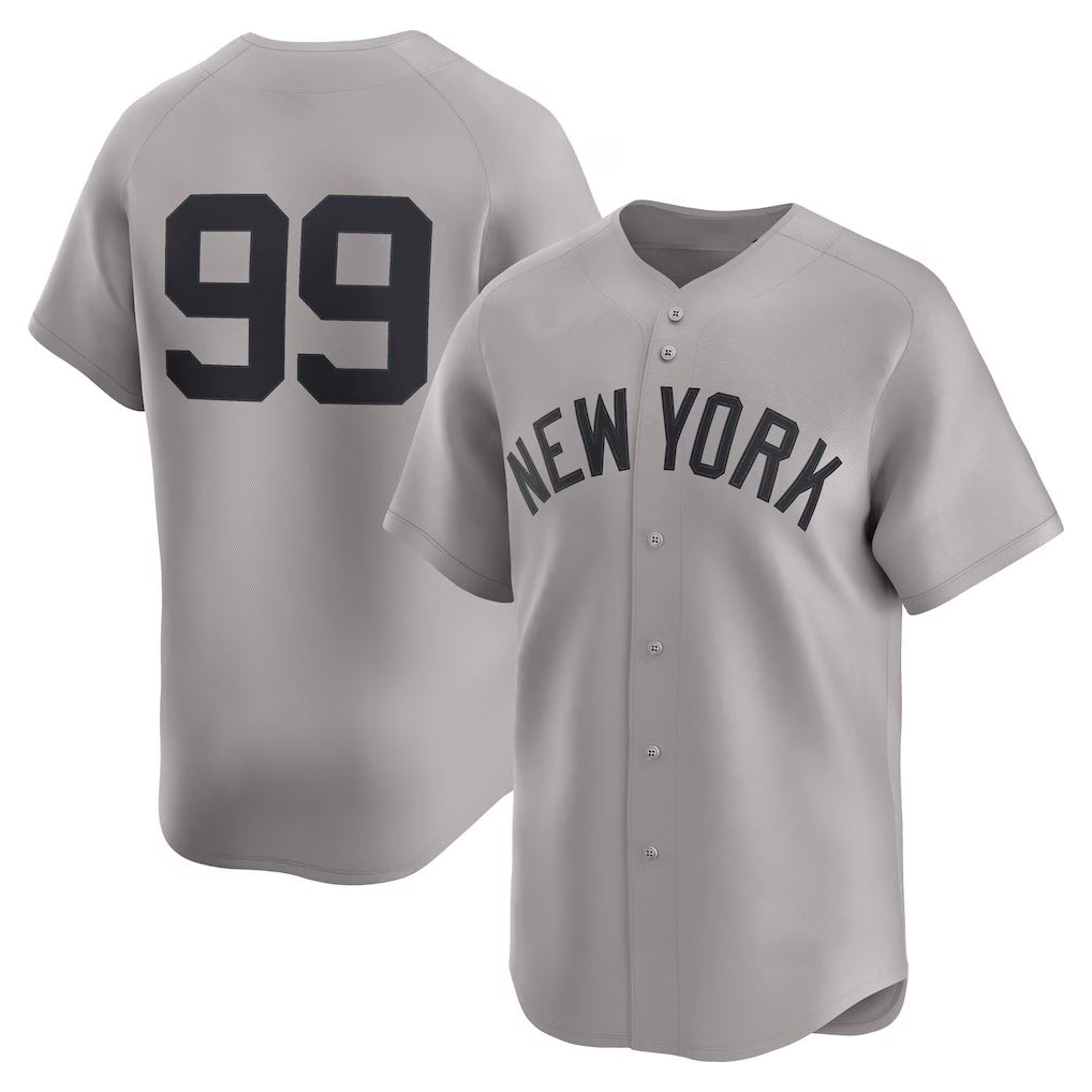New York Yankees #99 Aaron Judge Gray CONTON Road Limited Player Jersey