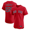 Boston Red Sox #55 Ranger Suarez Player Red CONTON Limited Elite Home Game Stitched Jerseys1