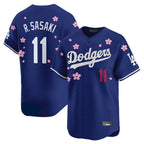 Los Angeles Dodgers #11 Roki Sasaki Player Royal CONTON Tokyo Series Vapor Premier Limited Stitched Jerseys