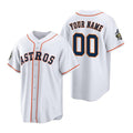 Custom Houston Astros ACTIVE PLAYER White CONTON 2022 World Series Home Stitched Jersey