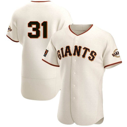 San Francisco Giants #31 LaMonte Wade Jr Cream CONTON 2021 Home Player Jersey