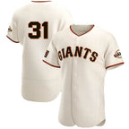 San Francisco Giants #31 LaMonte Wade Jr Cream CONTON 2021 Home Player Jersey