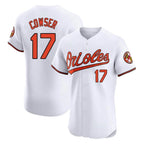 Baltimore Orioles #17 Colton Cowser Player White CONTON Limited Elite Home Game Stitched Jerseys