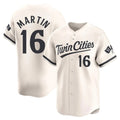 Minnesota Twins #16 Austin Martin Player Cream CONTONHome Limited Stitched Jerseys