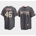 Washington Nationals #46 Patrick Corbin 2022 Grey CONTON City Connect Cherry Blossom Cool Base Stitched Jersey
