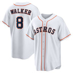 Houston Astros #8 Christian Walker White CONTON Home Replica Jersey