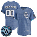 Custom Washington Nationals ACTIVE PLAYER Blue CONTON 2025 City Connect Limited Stitched Jersey