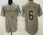 Pittsburgh Pirates #6 Konnor Griffin Grey CONTON Limited Jersey