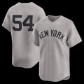 New York Yankees #54 Max Fried Gray CONTON Road Limited Player Jersey 2
