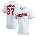 Cleveland Guardians #37 Travis Bazzana Player White CONTON Limited Elite Home Stitched Jerseys