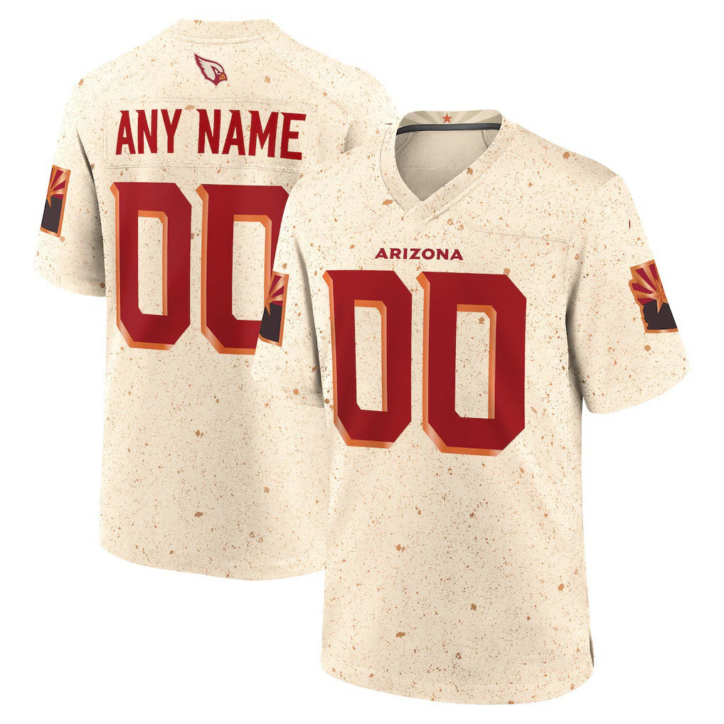 Custom A.Cardinals Natural CONTON 2025 Rivalries Collection Game Jersey