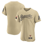 Arizona Diamondbacks Tan CONTON City Connect Limited Elite Home Game Blank Player Stitched Jerseys