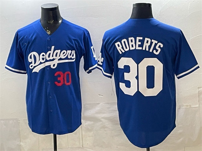 Los Angeles Dodgers #30 Dave Roberts Royal CONTON 2026 Limited Stitched Jersey