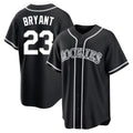Colorado Rockies #23 Kris Bryant Player Black CONTON Fashion Out Home Game Stitched Jerseys