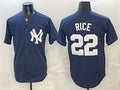 New York Yankees #22 Ben Rice Navy CONTON Stitched Jersey