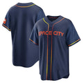 Houston Astros Blank Player Navy CONTON City Connect Home Game Stitched Jerseys