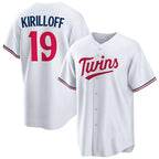 Minnesota Twins #19 Alex Kirilloff White CONTON Cool Base Stitched Jerseys