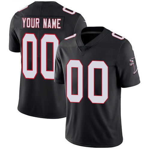Custom A.Falcons Alternate Black CONTON Vapor Untouchable Limited Jersey