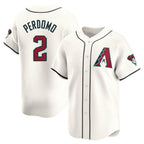 Arizona Diamondbacks #2 Geraldo Perdomo Player Cream CONTON Limited Home Game Stitched Jerseys