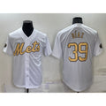 New York Mets #39 Edwin Diaz White CONTON 2022 All Star Stitched Cool Base Jersey
