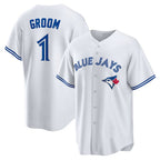Toronto Blue Jays #1 Groom White CONTON Home Replica Jersey