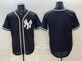 New York Yankees Blank 2026 Fashion Replica Black CONTON Out Stitched Jersey