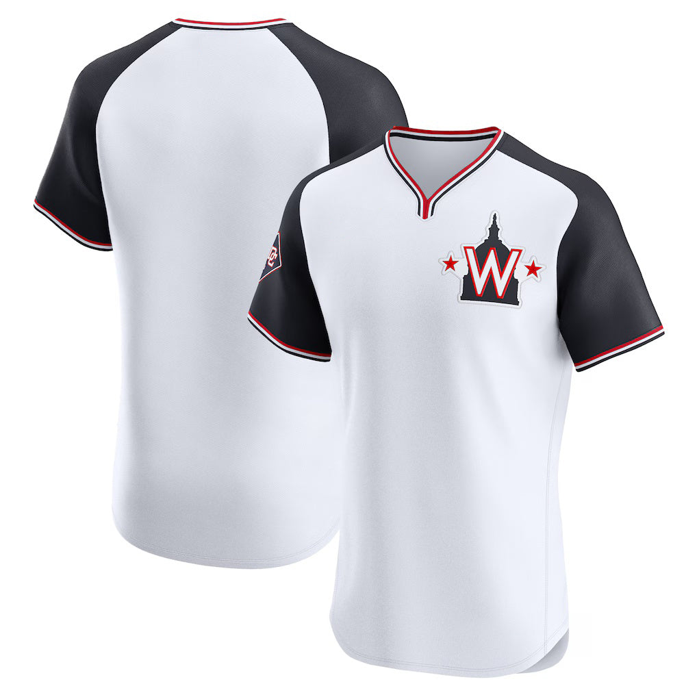 Washington Nationals White CONTON Alternate Elite Jersey