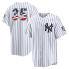 New York Yankees #35 Cody Bellinger USA 250 Fourth of July Home Stadium Jersey - White CONTON