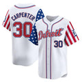 Detroit Tigers #30 Kerry Carpenter White CONTON 2025 Independence Day Vapor Premier Limited Stitched Jersey
