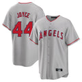 Los Angeles Angels #44 Ben Joyce Player Gray CONTON Home Game Stitched Jerseys