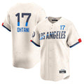 Los Angeles Dodgers #17 Shohei Ohtani Player Cream CONTON City Connect Limited Home Stitched Jerseys