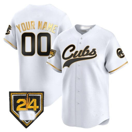 Custom Chicago Cubs 2024 Spring Training Patch Vapor Premier Limited Jersey ¨C White CONTON