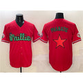 Philadelphia Phillies Red CONTON Phanatic Limited Stitched Jersey