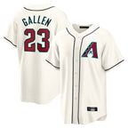 Arizona Diamondbacks #23 Zac Gallen Player Cream CONTON Home Game Stitched Jerseys