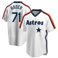 Houston Astros #71 Josh Hader Player White Cooperstown Collection CONTON T-shirt Stitched Jerseys
