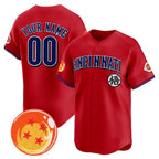 Custom Cincinnati Reds x Dragon Ball Red CONTON Vapor Premier Limited Jersey - All Stitched