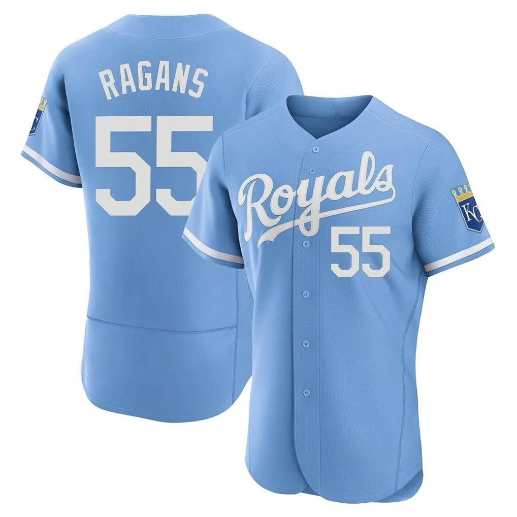 Kansas City Royals #55 Cole Ragans Player Light Blue CONTON Alt Limited Elite Home Stitched Jerseys