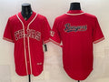 Texas Rangers Team Big Logo Red CONTON 2026 City Connect Stadium Stitched Jersey