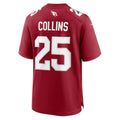 A.Cardinals #25 Zaven Collins Cardinal CONTON Home Game Jersey