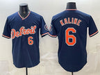 Detroit Tigers #6 Al Kaline Navy CONTON 2026 Alternate Vapor Premier Limited Stitched Jersey